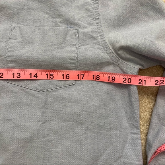 J Crew Shirt Womens Small Blue Chambray Pocket Button Up Outdoors Casual Ladies - Picture 5 of 7